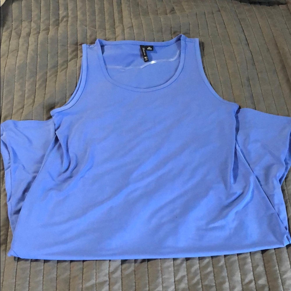New Directions Petite dress in periwinkle